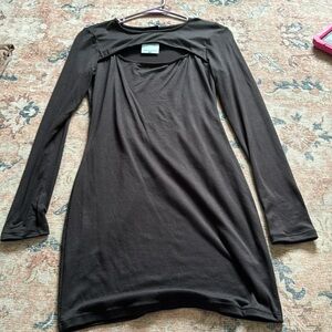 Rue 21 women’s black dress with chest opening